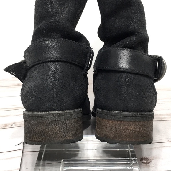 UGG Silva Moto Boots black 5.5 - Picture 9 of 16
